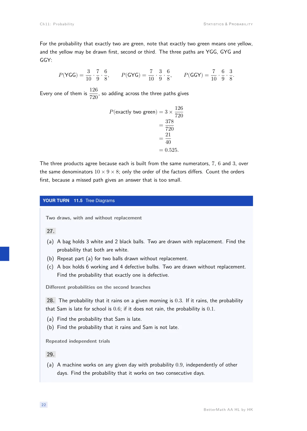 Chapter 11, Probability, page 22