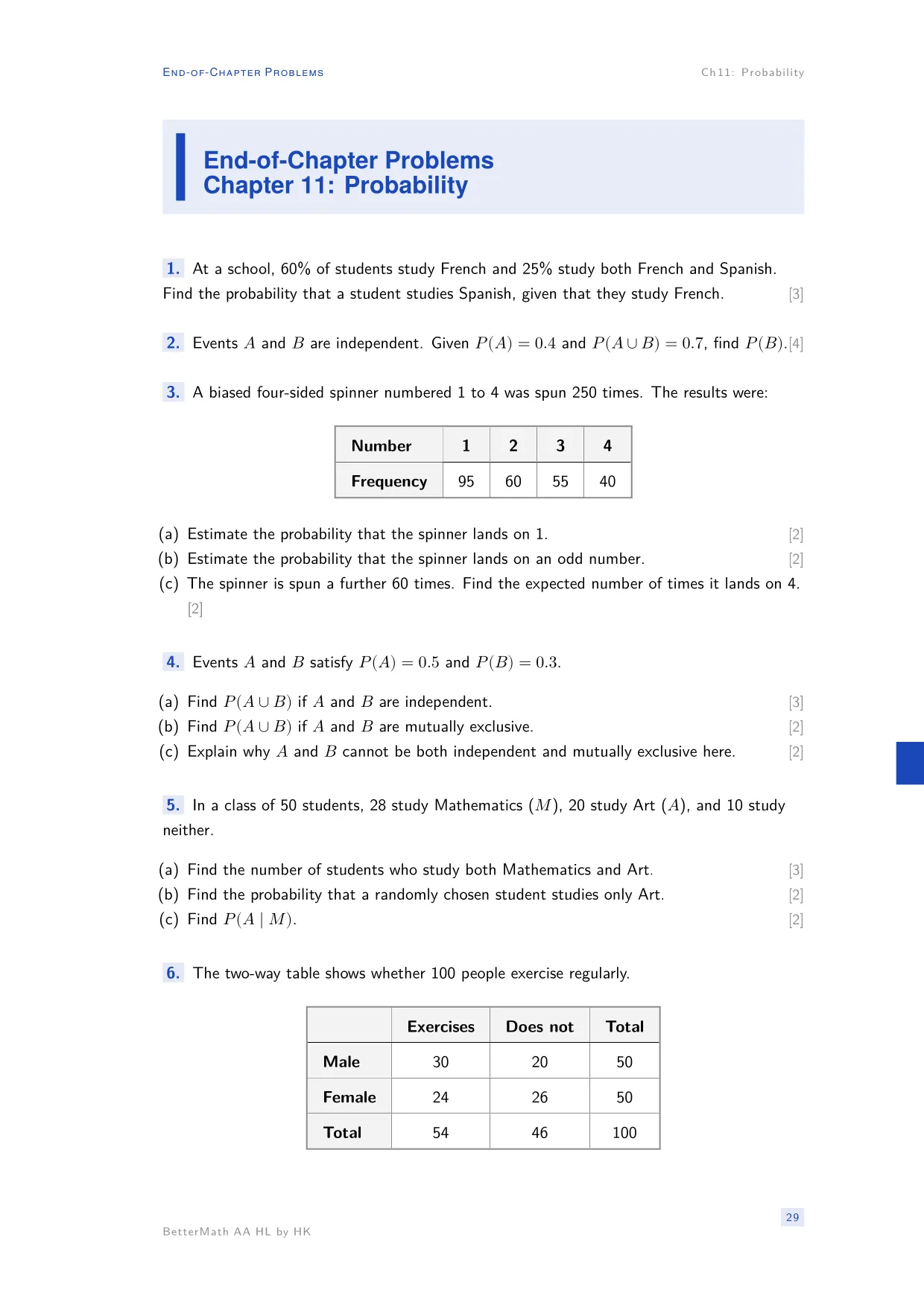 Chapter 11, Probability, page 29