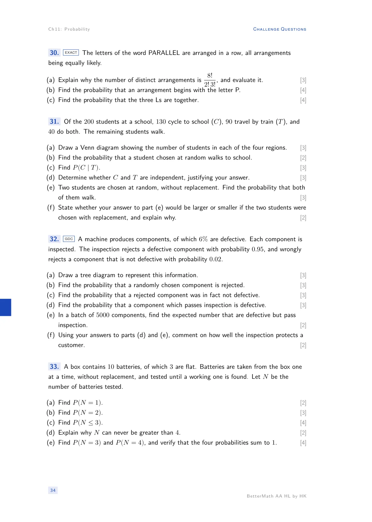 Chapter 11, Probability, page 34