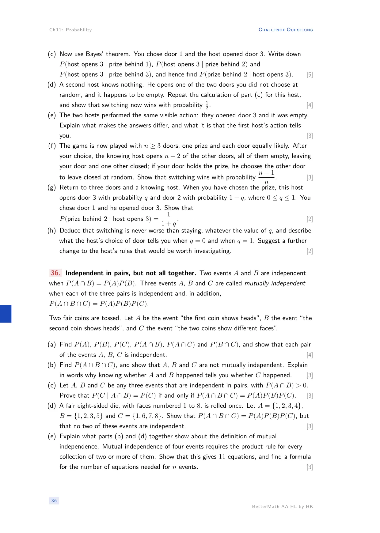 Chapter 11, Probability, page 36