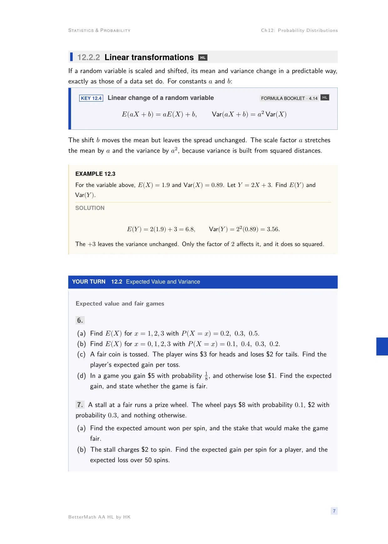 Chapter 12, Probability Distributions, page 7