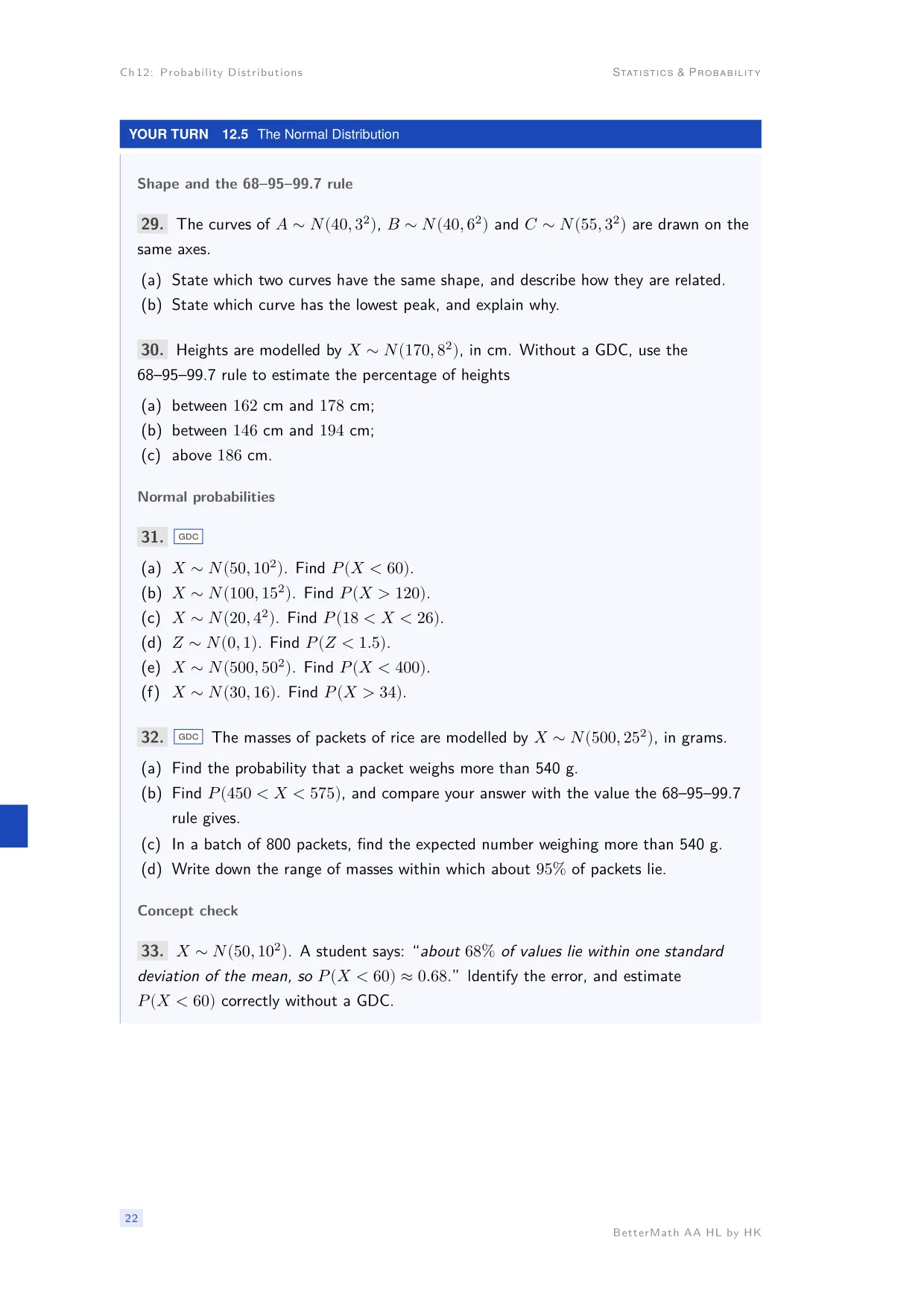 Chapter 12, Probability Distributions, page 22