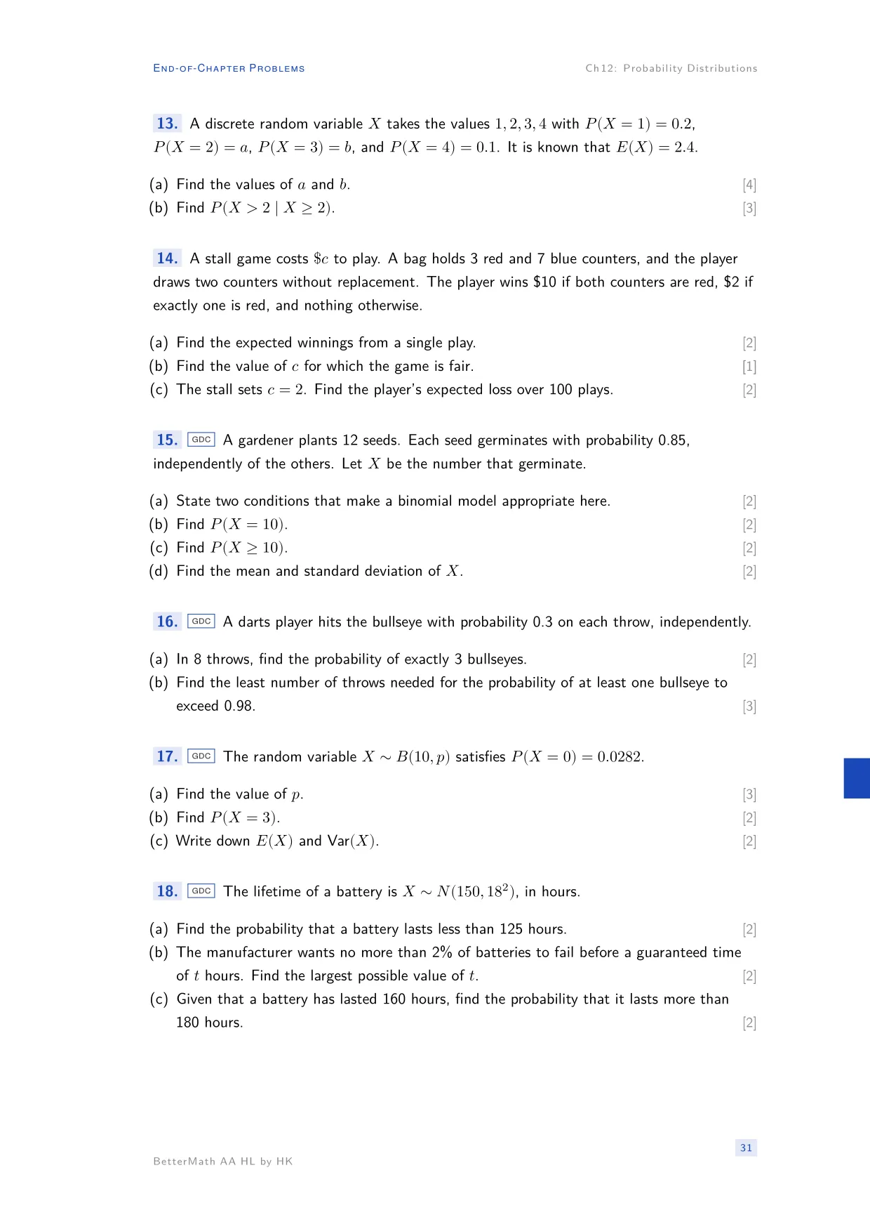 Chapter 12, Probability Distributions, page 31