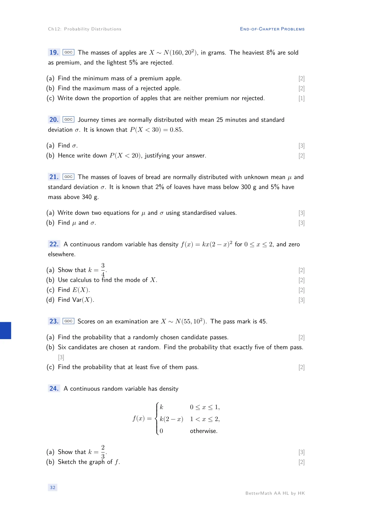 Chapter 12, Probability Distributions, page 32