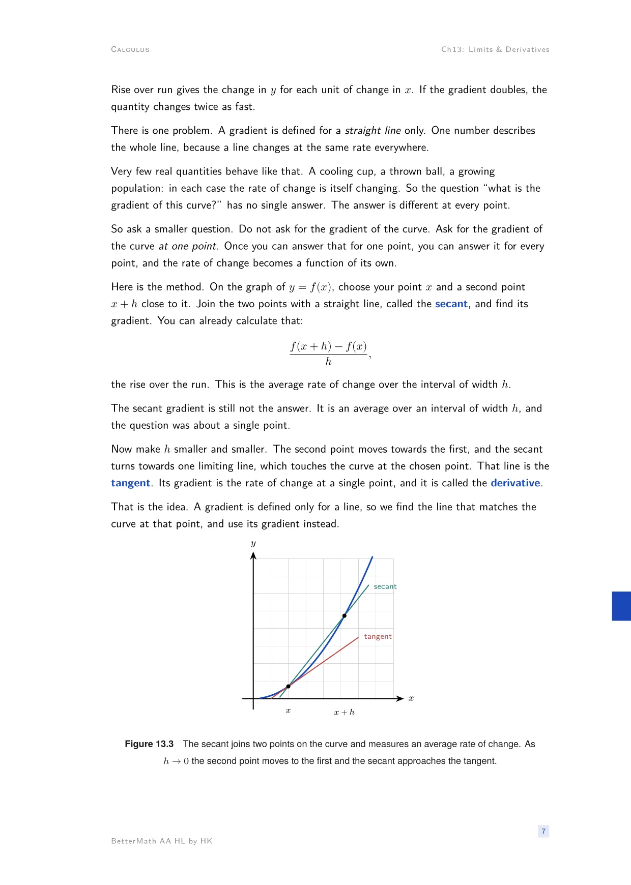 Chapter 13, Limits & Derivatives, page 7