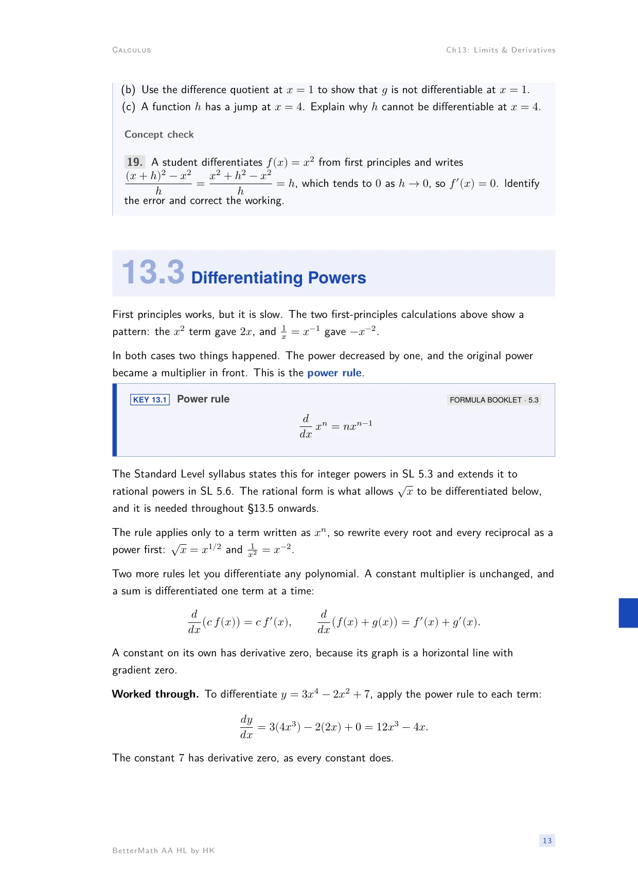 Chapter 13, Limits & Derivatives, page 13