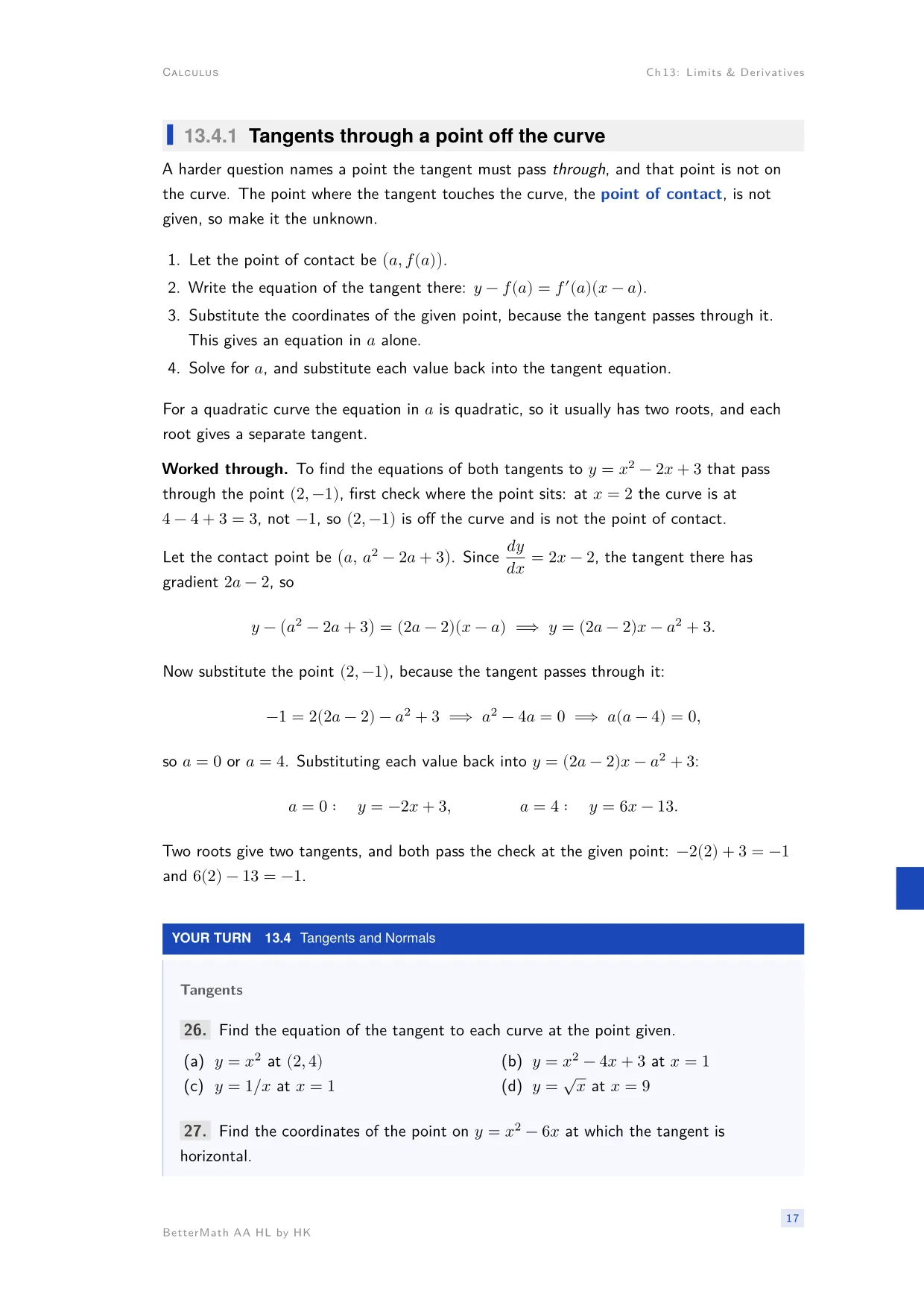 Chapter 13, Limits & Derivatives, page 17