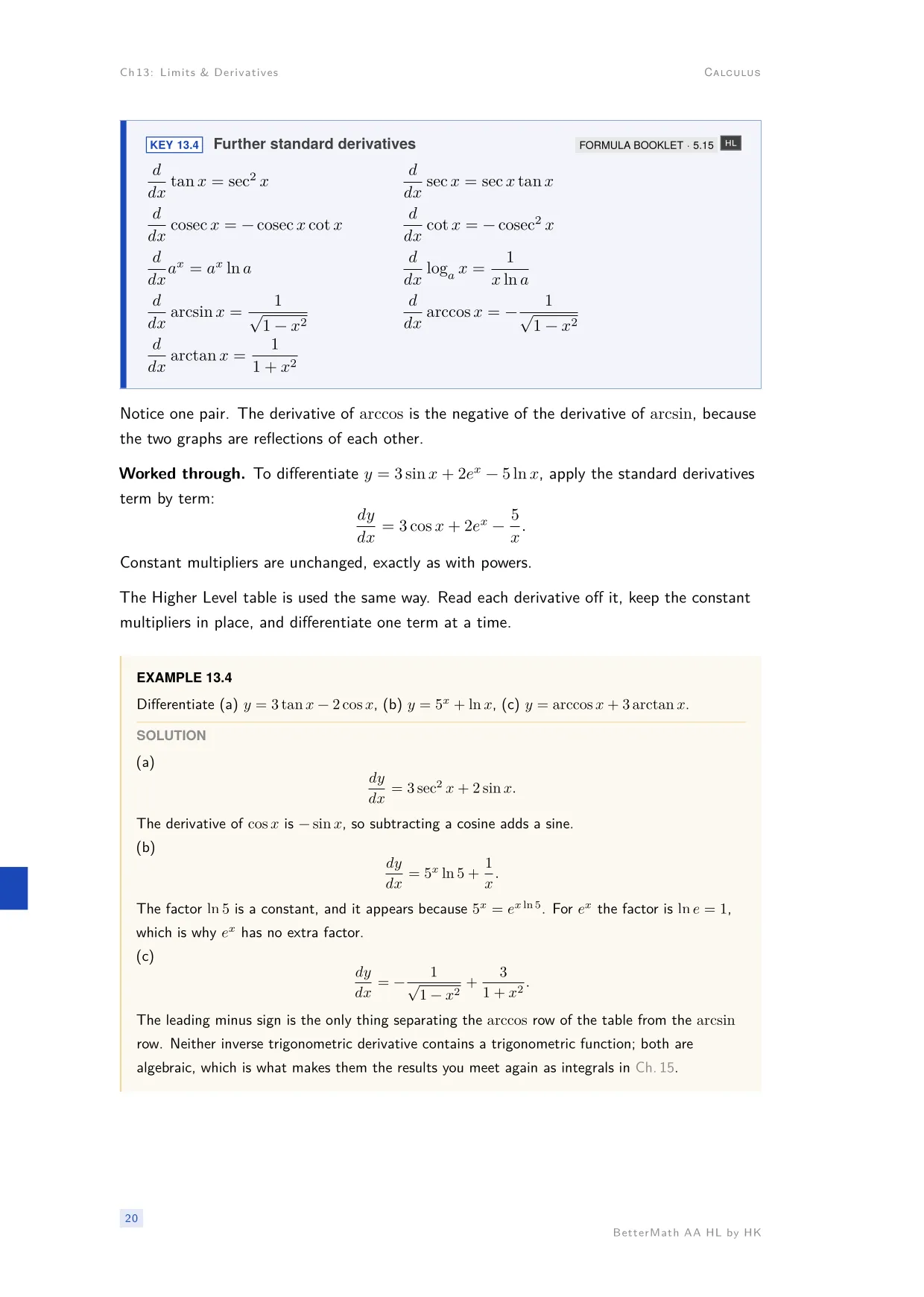 Chapter 13, Limits & Derivatives, page 20