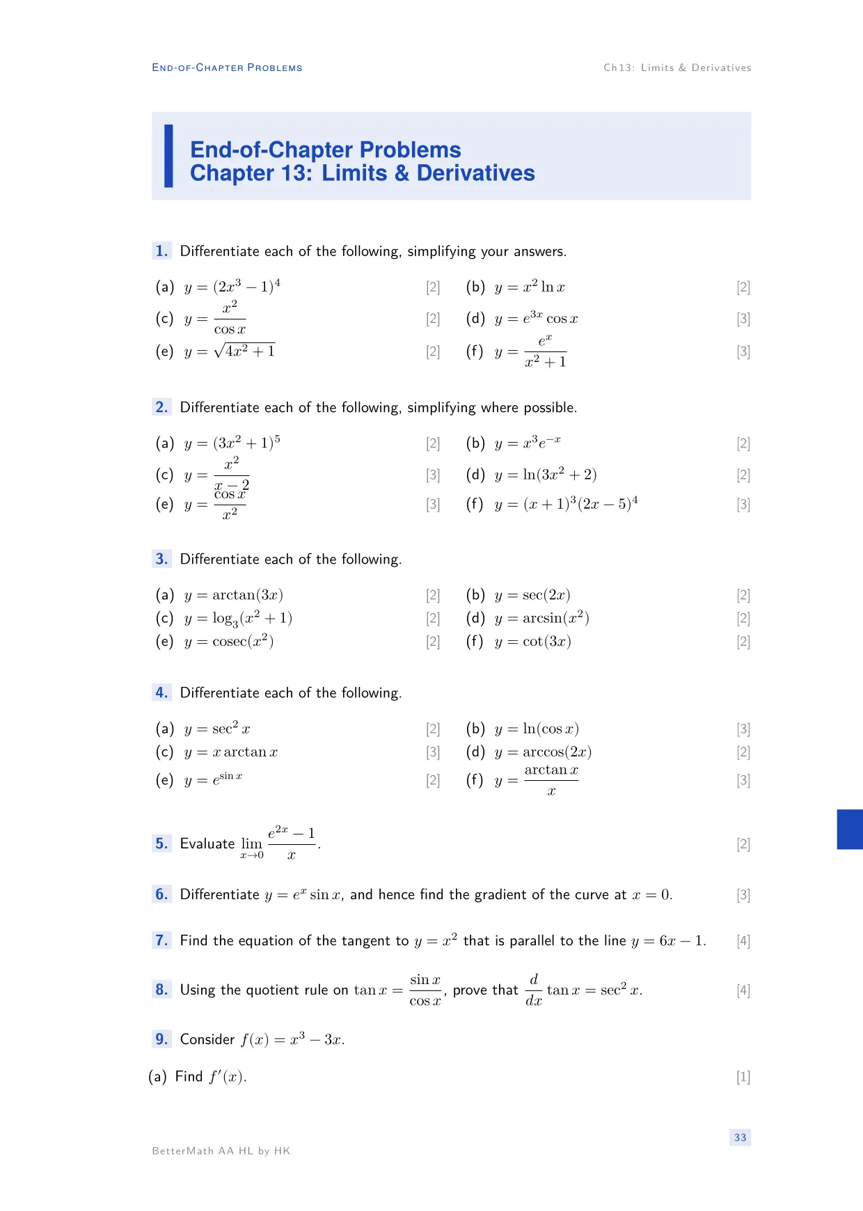 Chapter 13, Limits & Derivatives, page 33