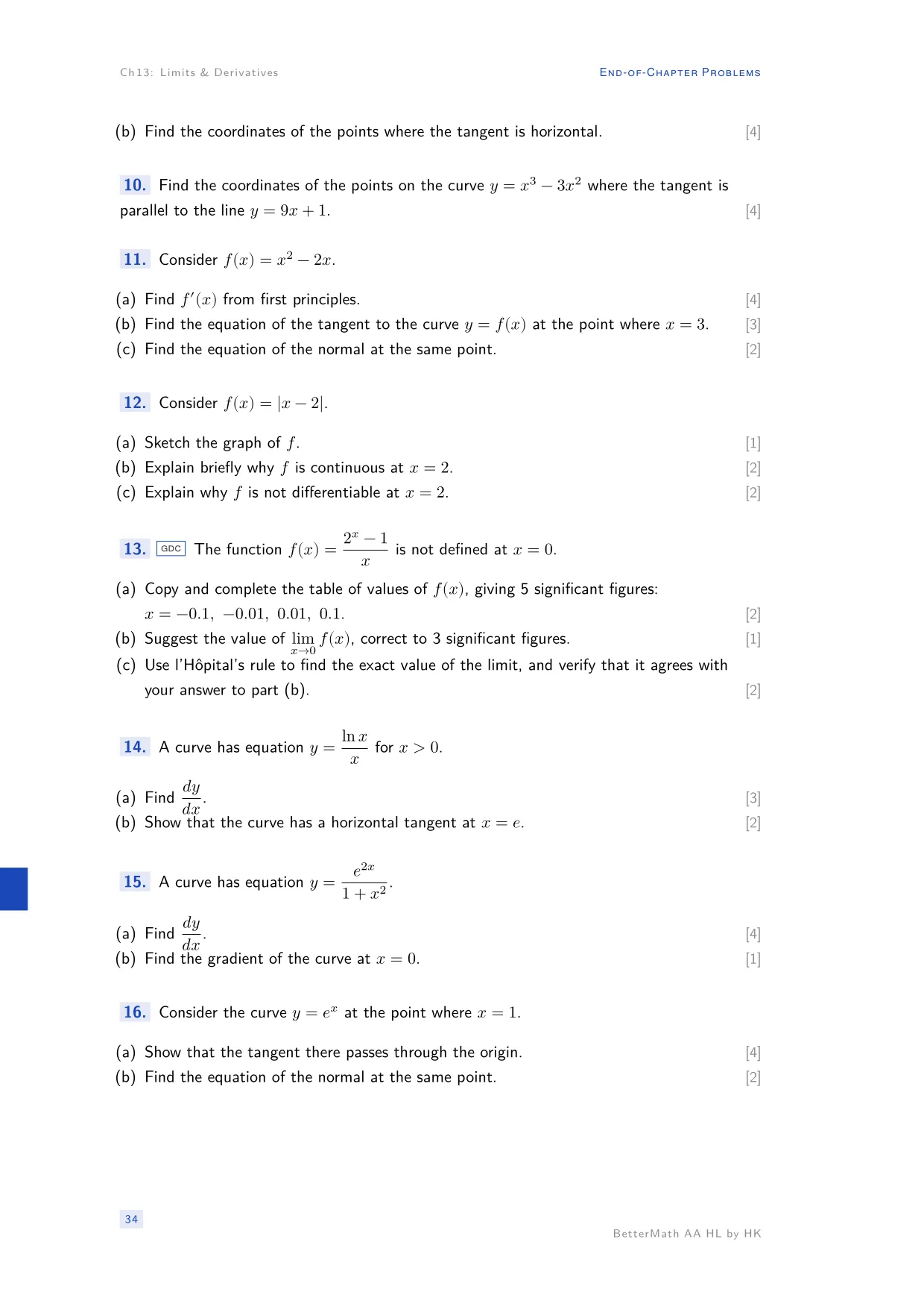 Chapter 13, Limits & Derivatives, page 34
