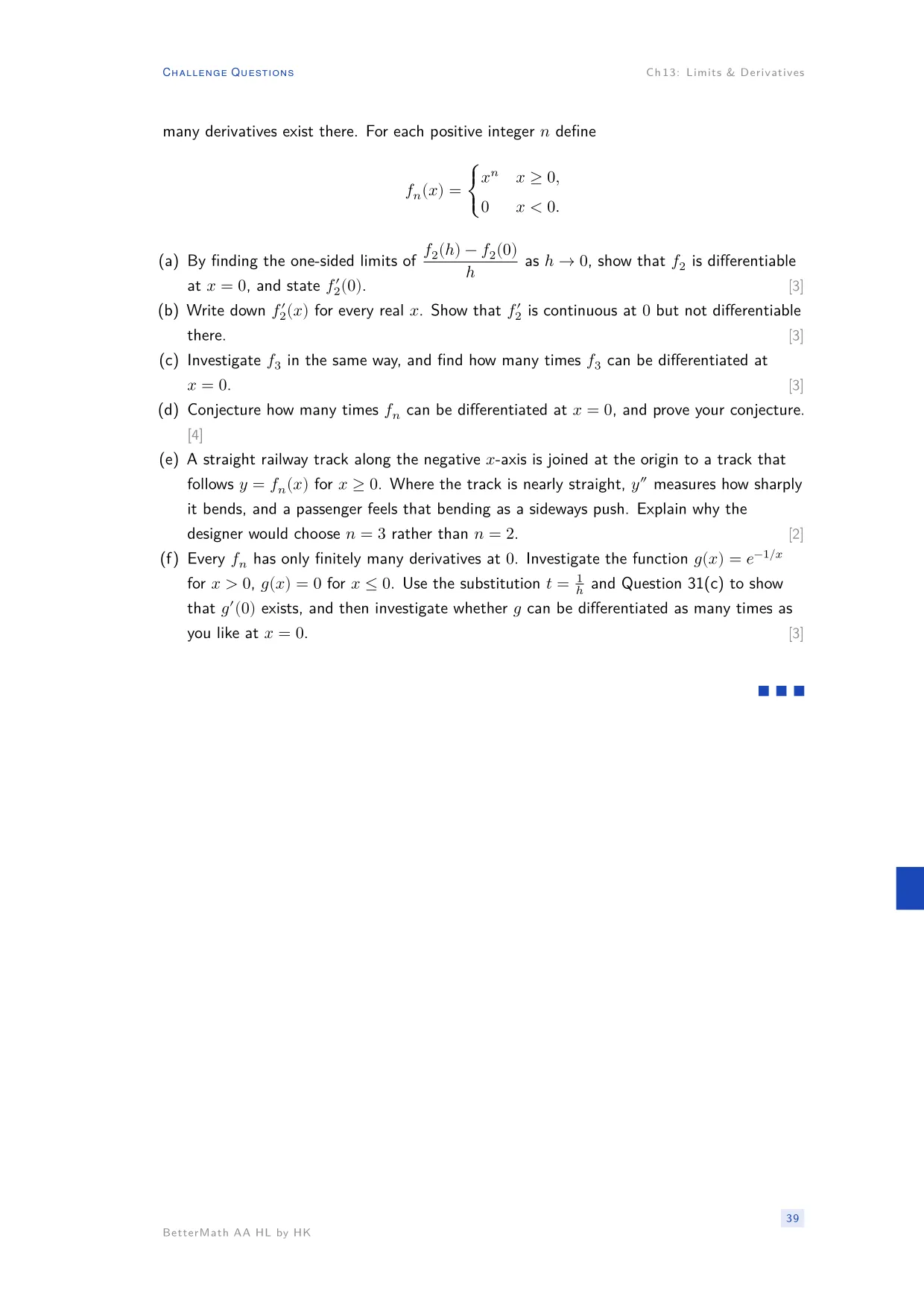Chapter 13, Limits & Derivatives, page 39