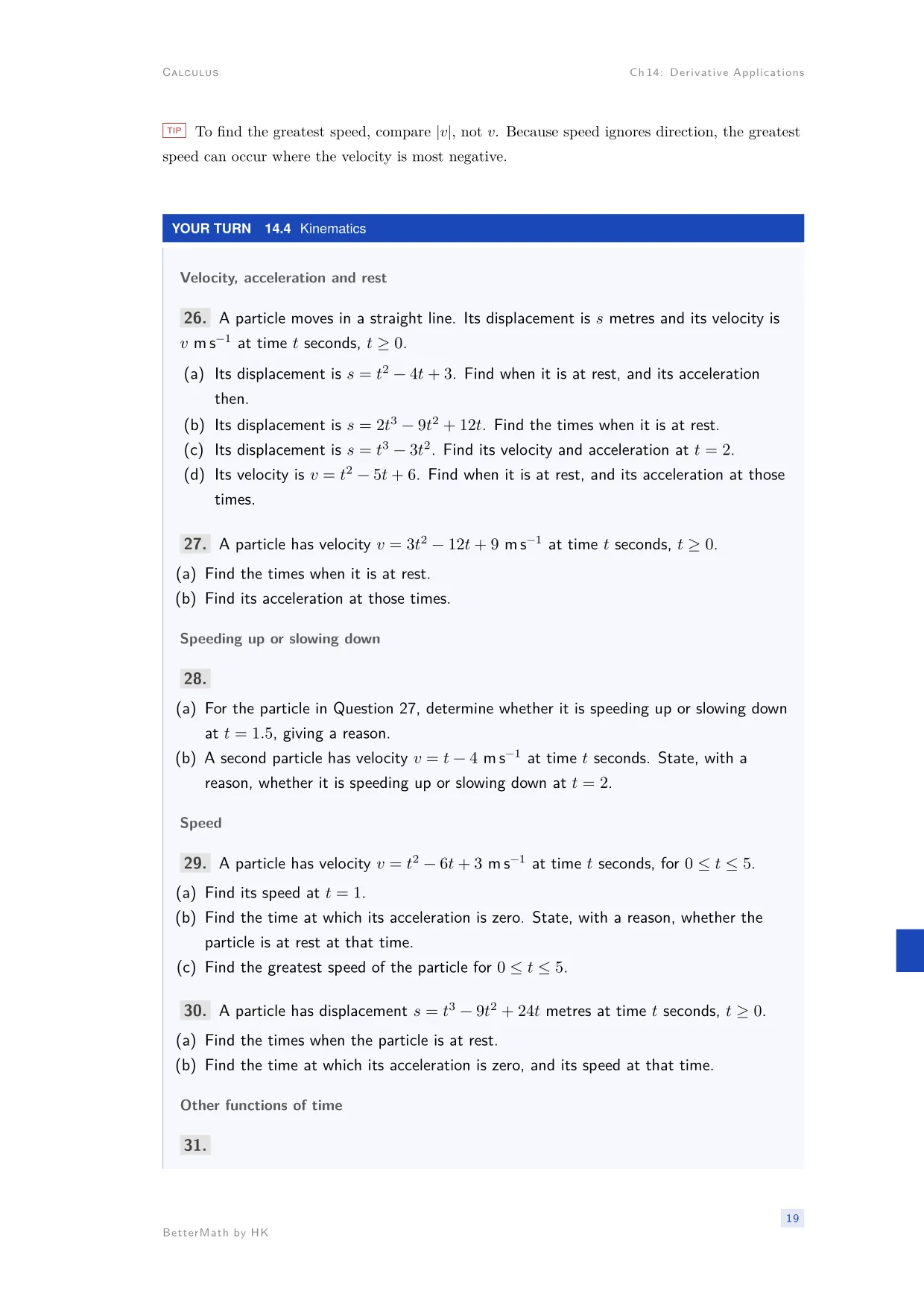 Chapter 14, Derivative Applications, page 19