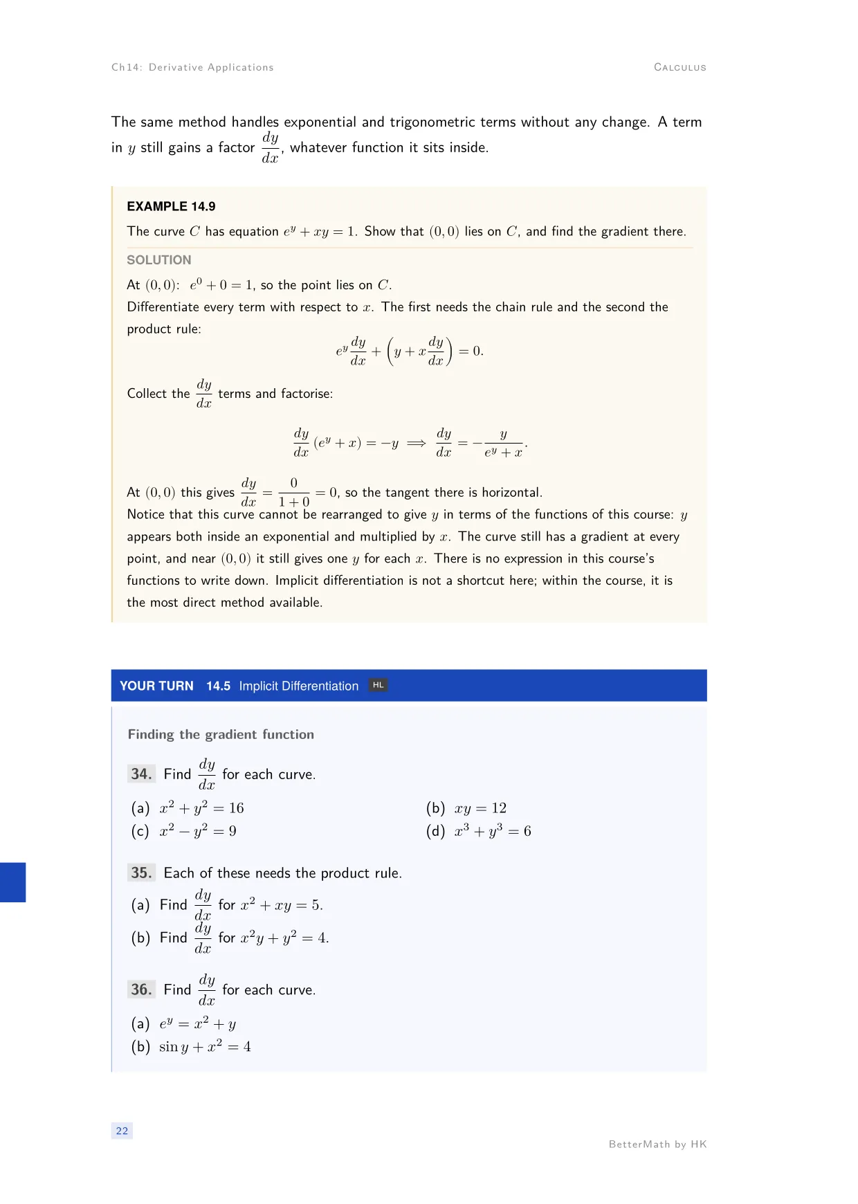 Chapter 14, Derivative Applications, page 22