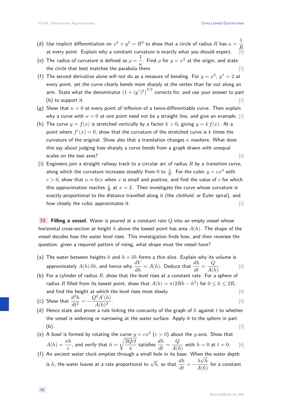 Chapter 14, Derivative Applications, page 36