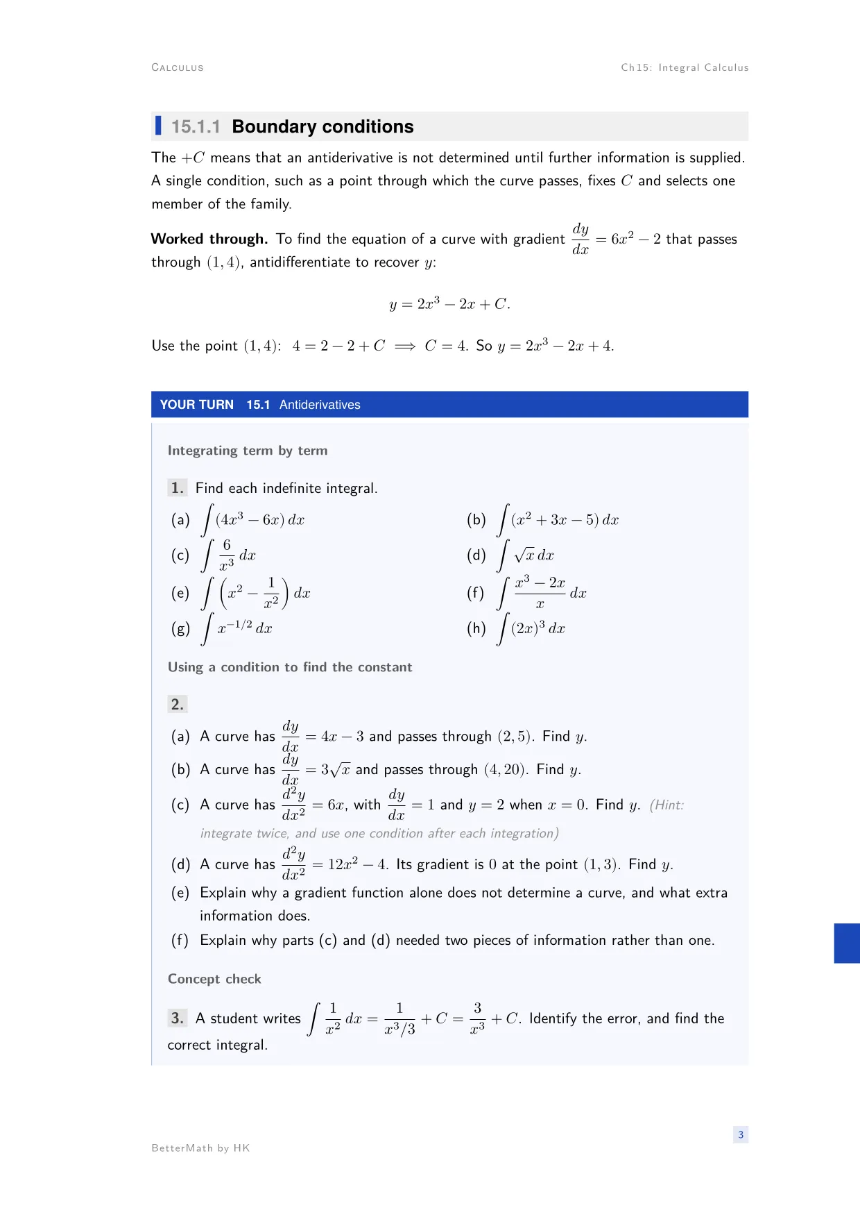 Chapter 15, Integral Calculus, page 3