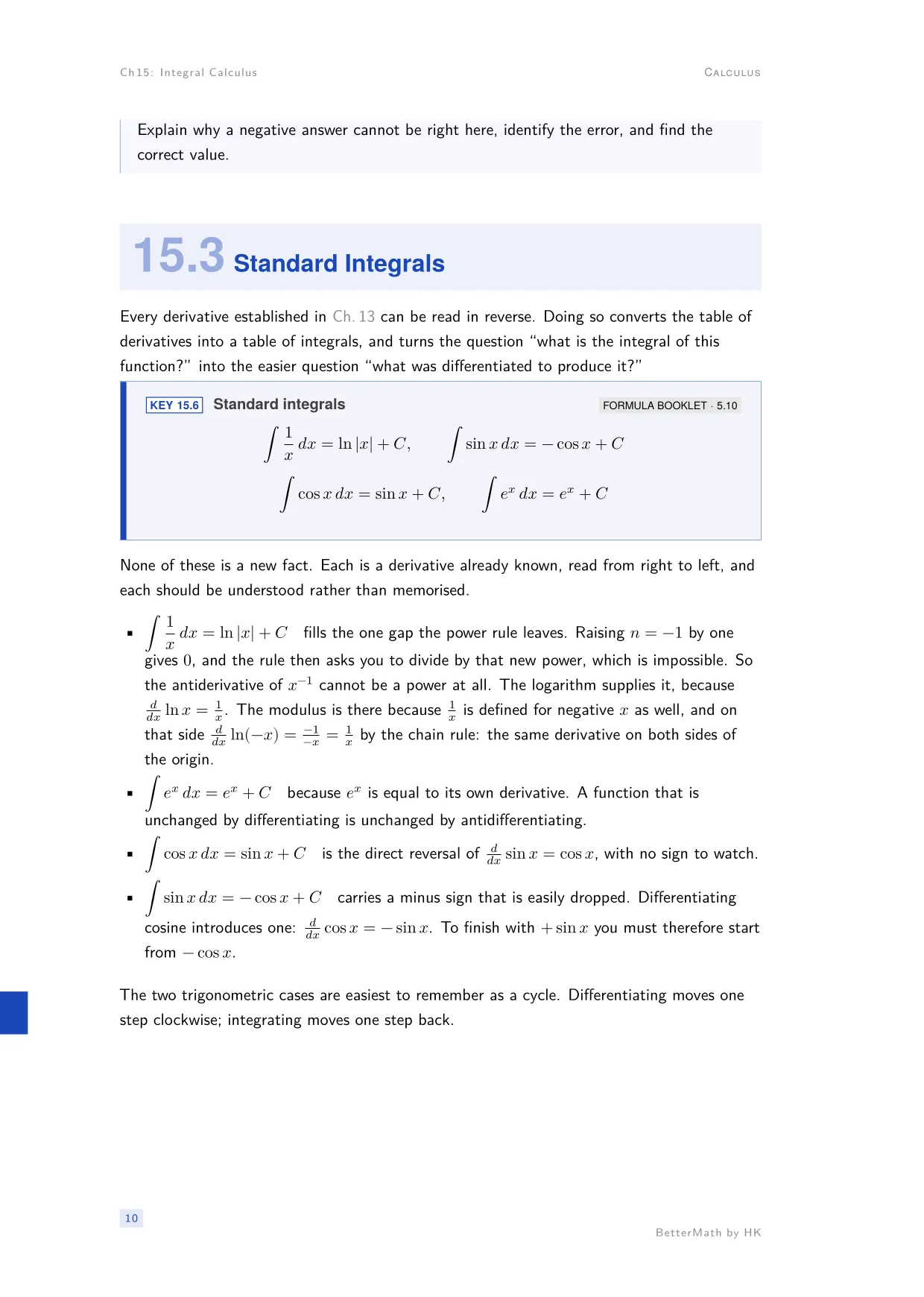 Chapter 15, Integral Calculus, page 10