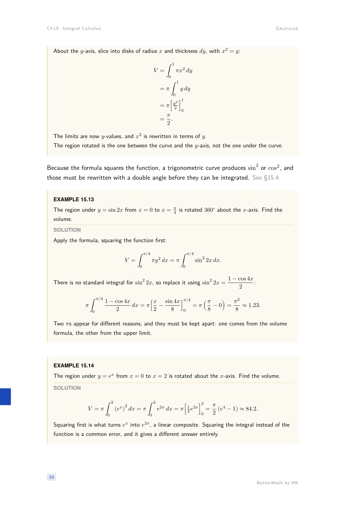 Chapter 15, Integral Calculus, page 30
