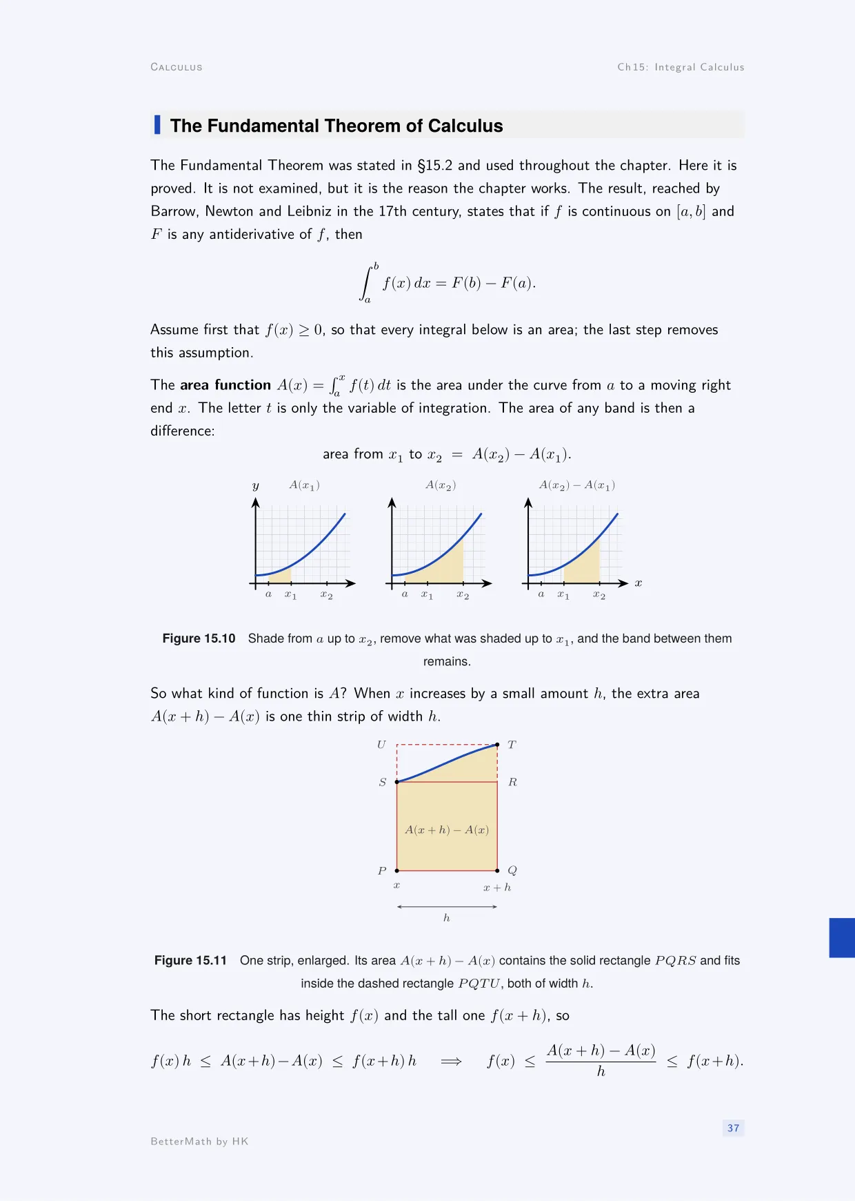 Chapter 15, Integral Calculus, page 37