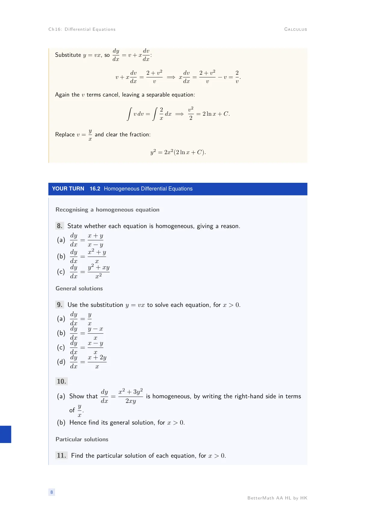 Chapter 16, Differential Equations, page 8