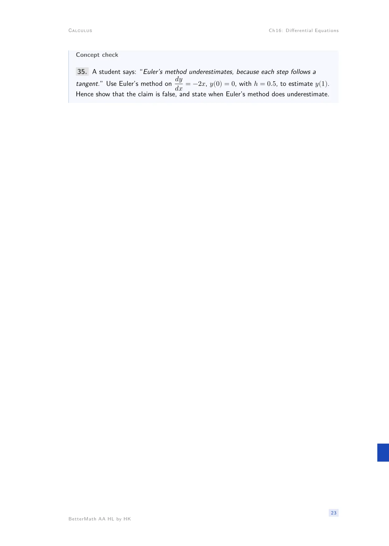 Chapter 16, Differential Equations, page 23