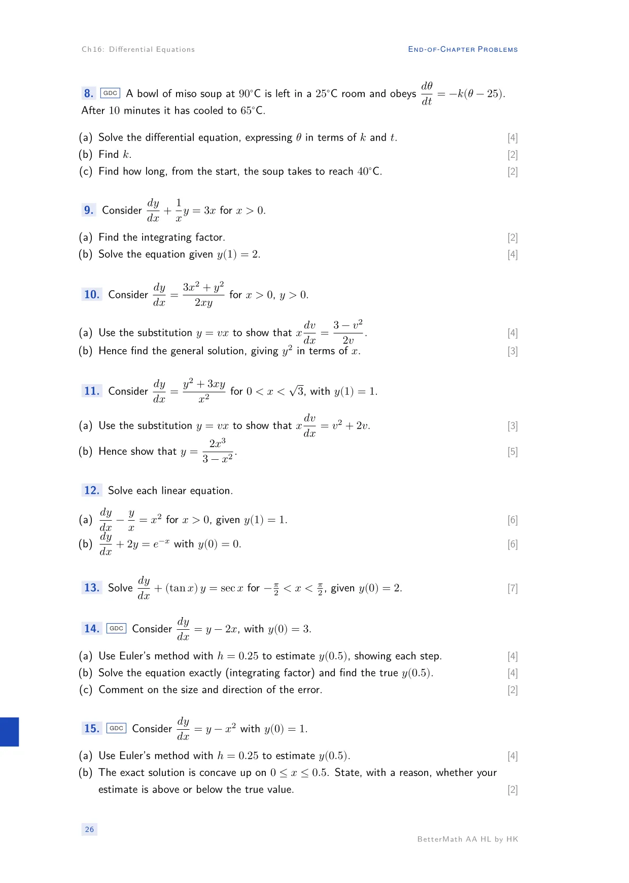 Chapter 16, Differential Equations, page 26