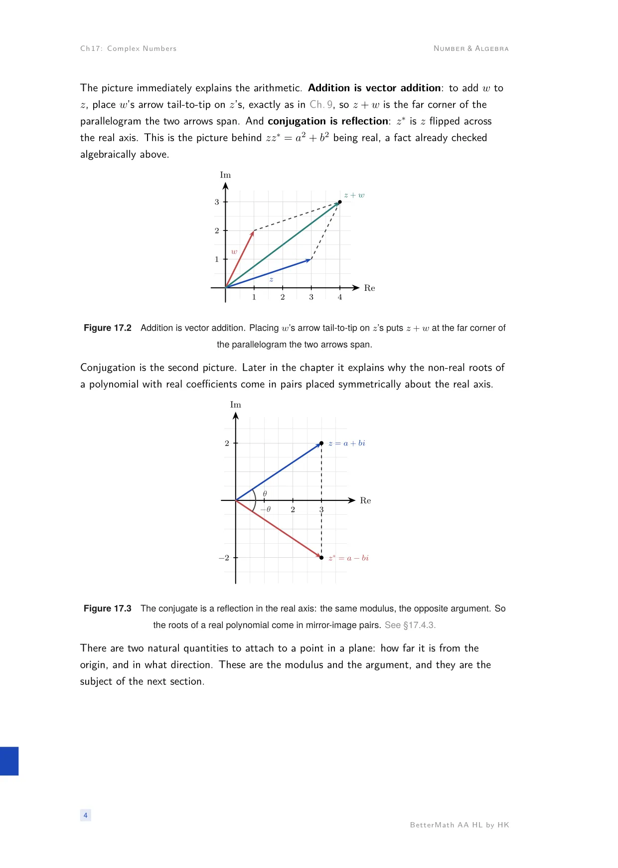 Chapter 17, Complex Numbers, page 4