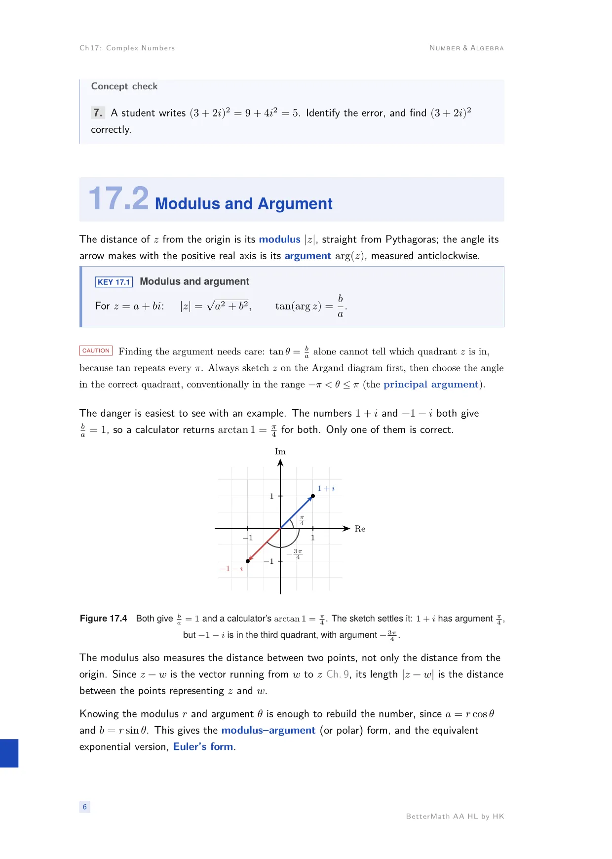 Chapter 17, Complex Numbers, page 6