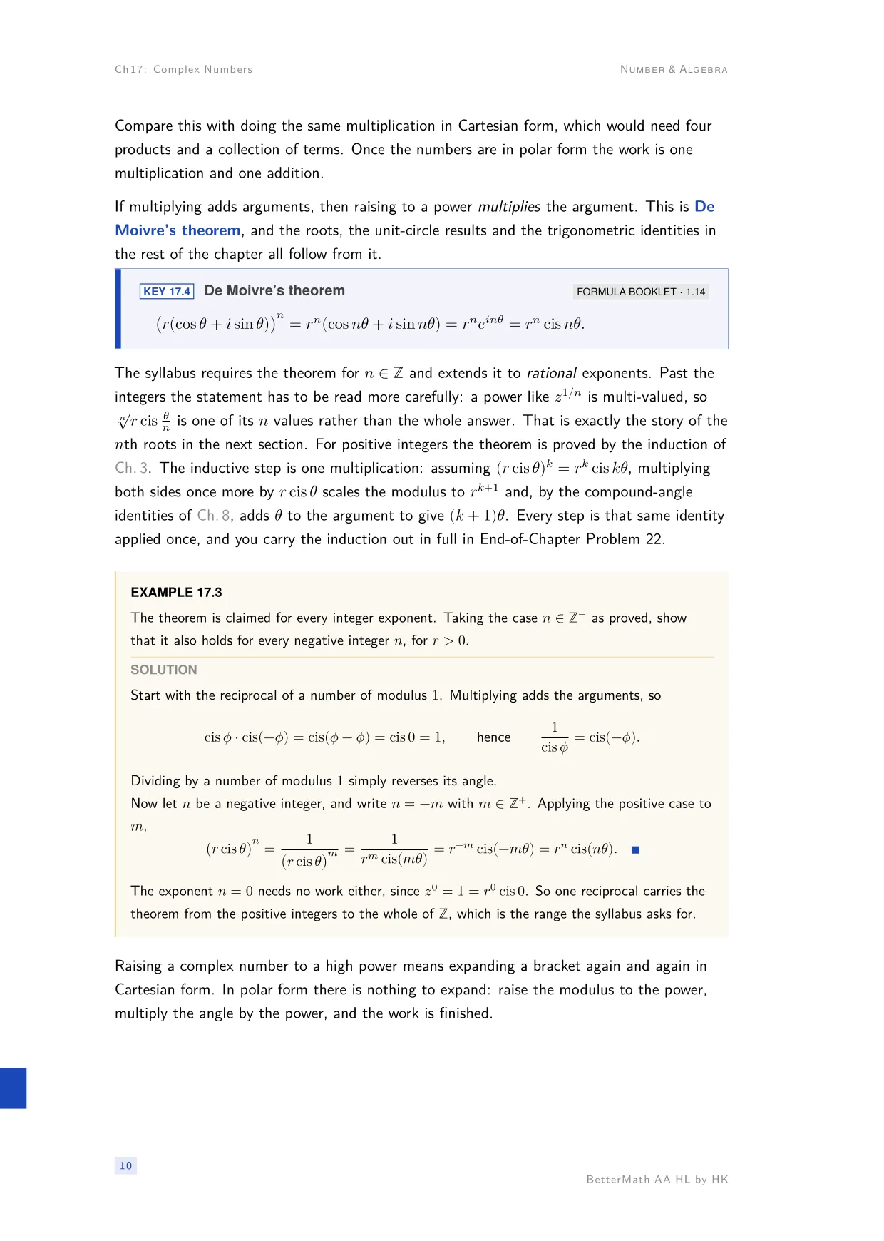 Chapter 17, Complex Numbers, page 10