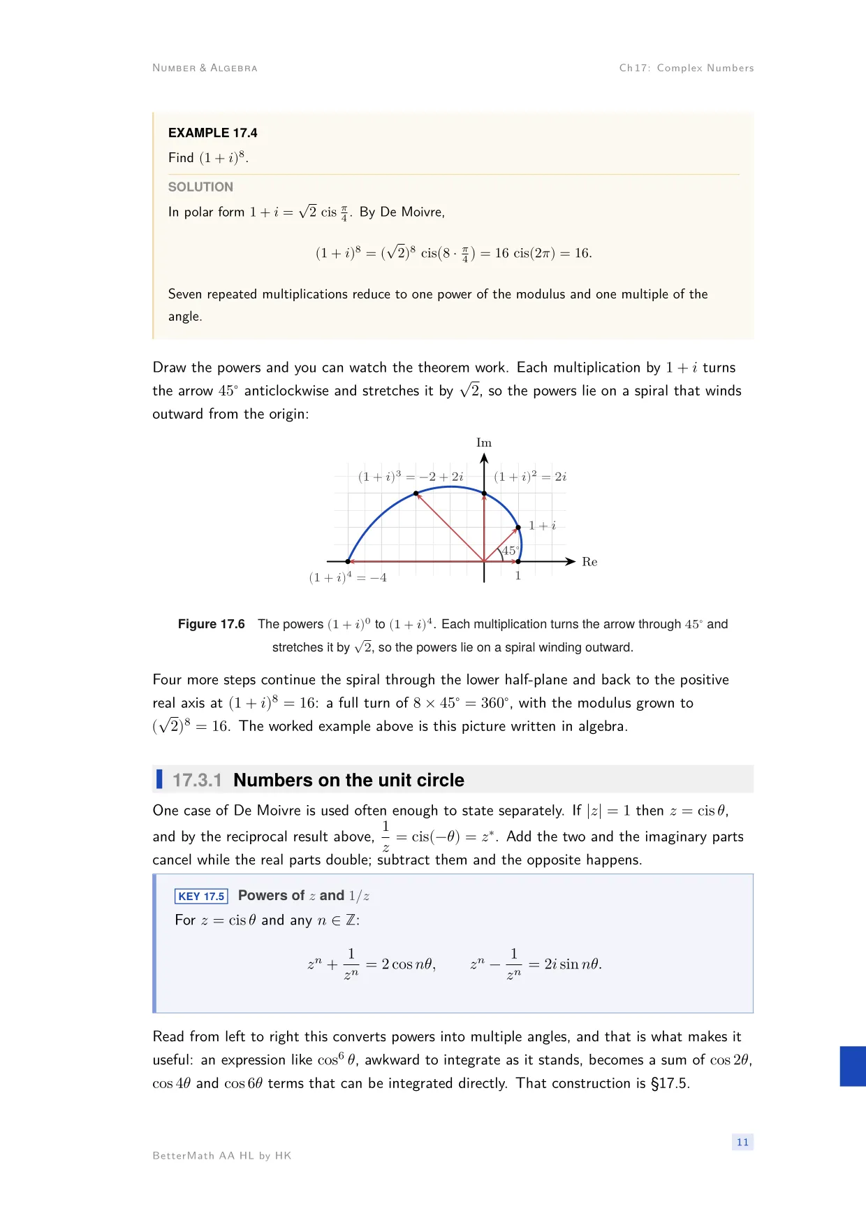 Chapter 17, Complex Numbers, page 11