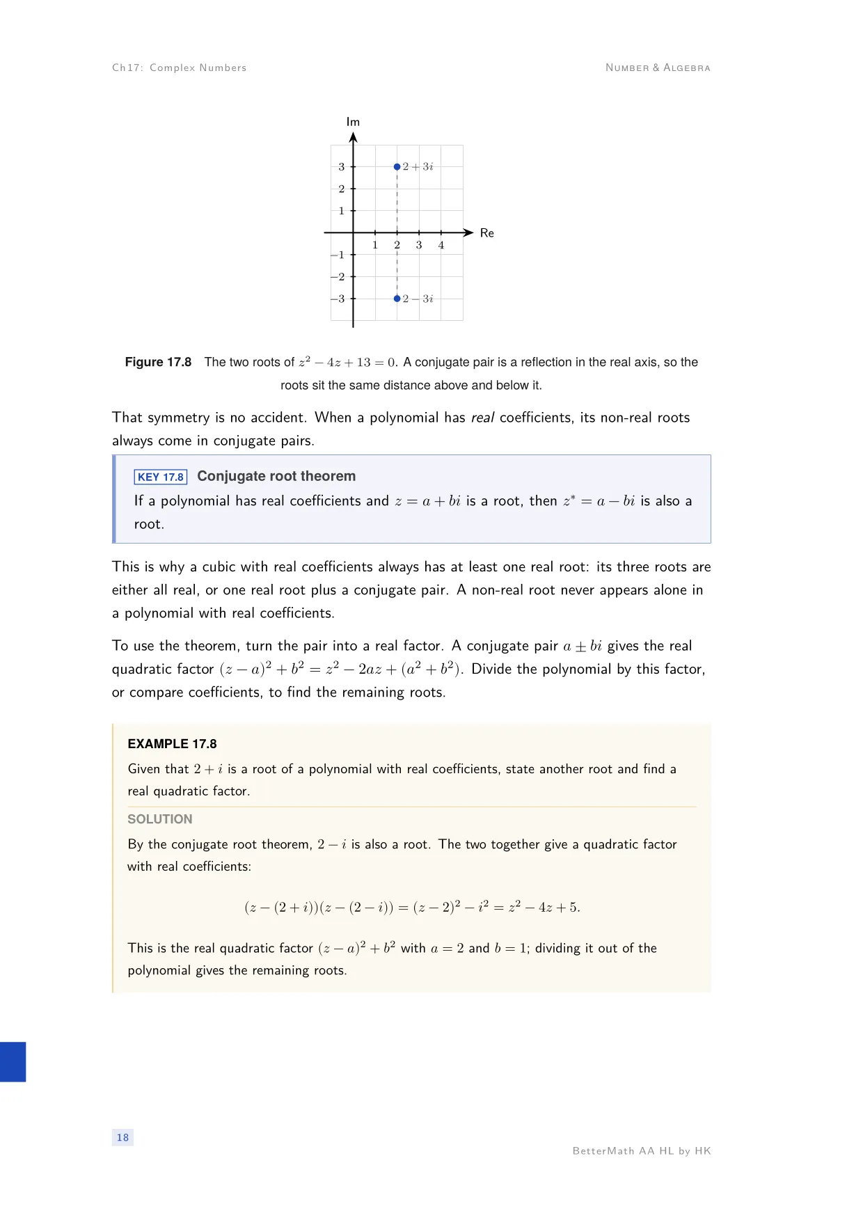 Chapter 17, Complex Numbers, page 18